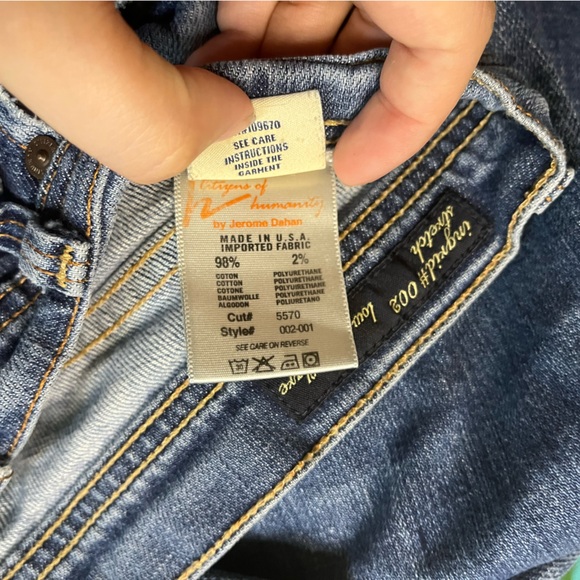 Citizens of Humanity Ingrid #002 Low Rise Medium Wash Flare Denim Jeans - Picture 13 of 16